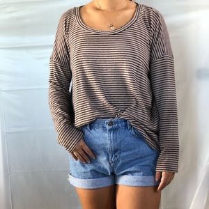 Harlowe & Graham stripped long sleeve🧡